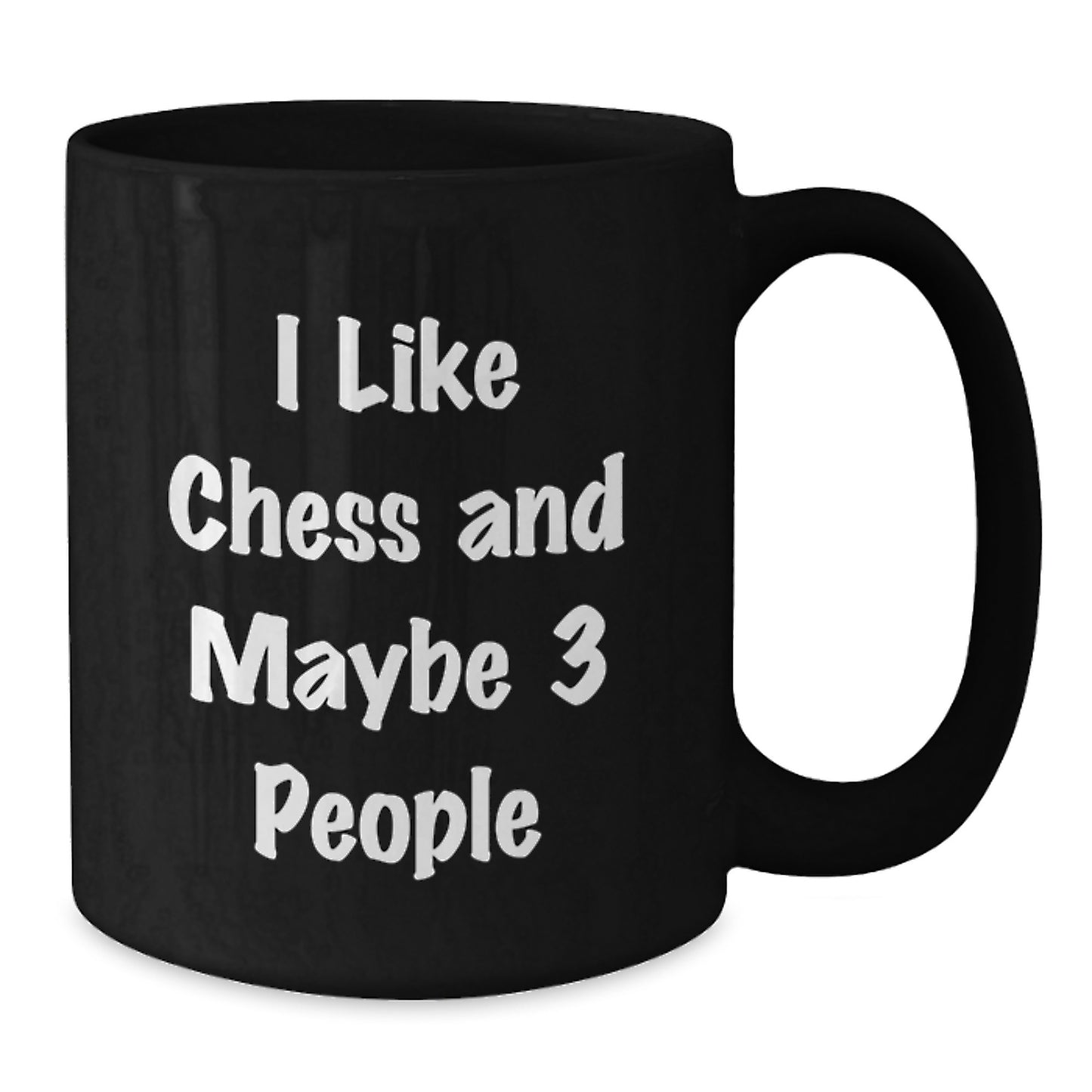 Funny Chess Gifts for Chess Players, Black Coffee Mugs, Christmas Unique Gifts from Friends - Additional