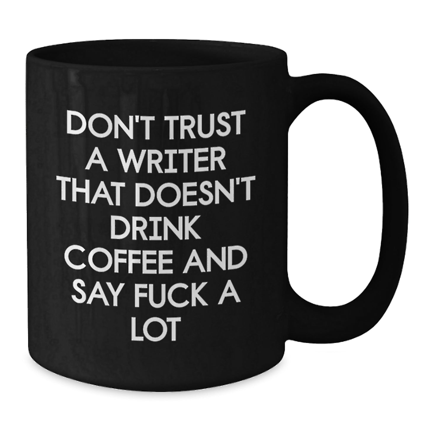 Funny Quote Black Coffee Mug Gifts from Friends to Family Writers Christmas Unique Presents - Additional