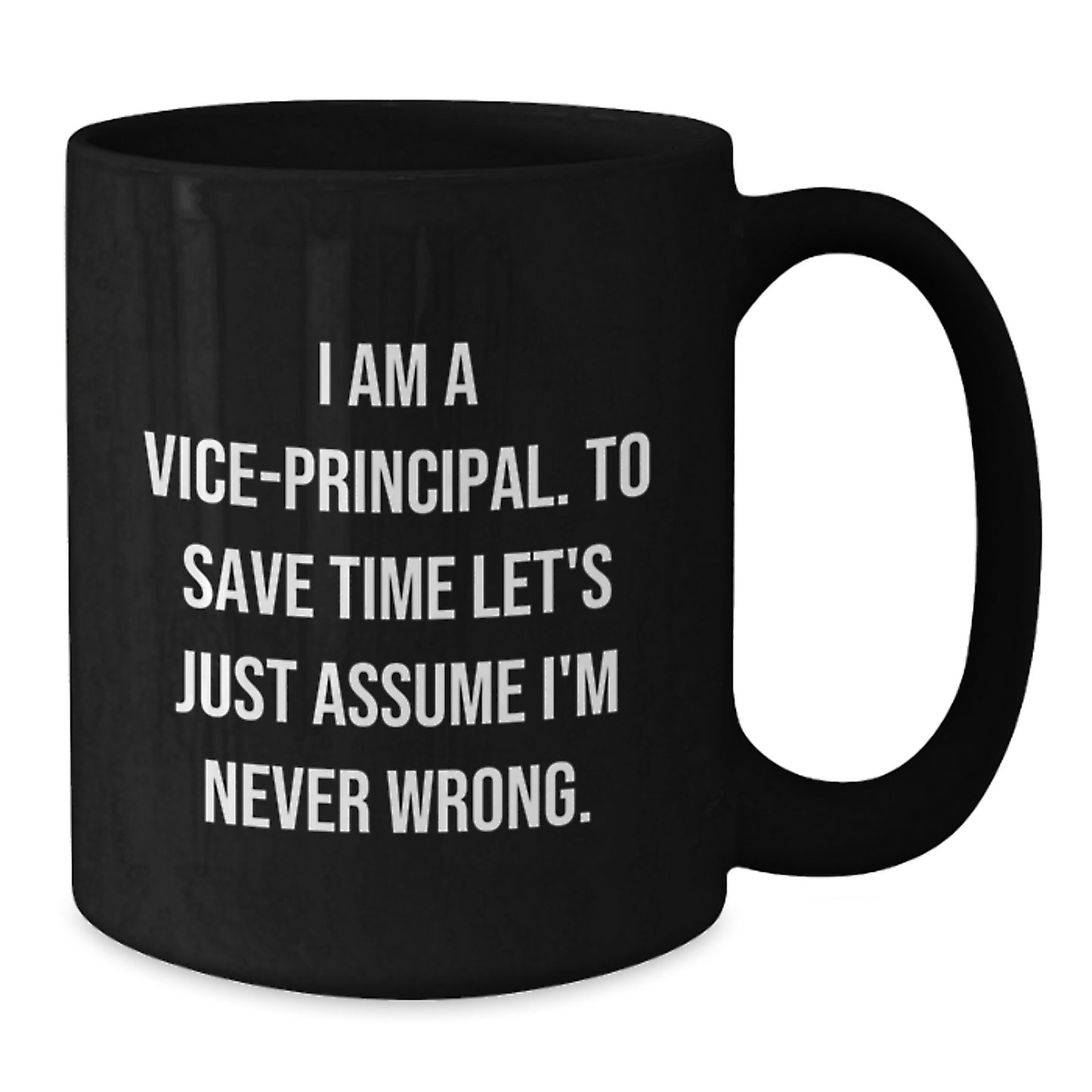 Funny Vice-principal Black Coffee Mugs Gifts from Family for Friends at Christmas Unique - Additional