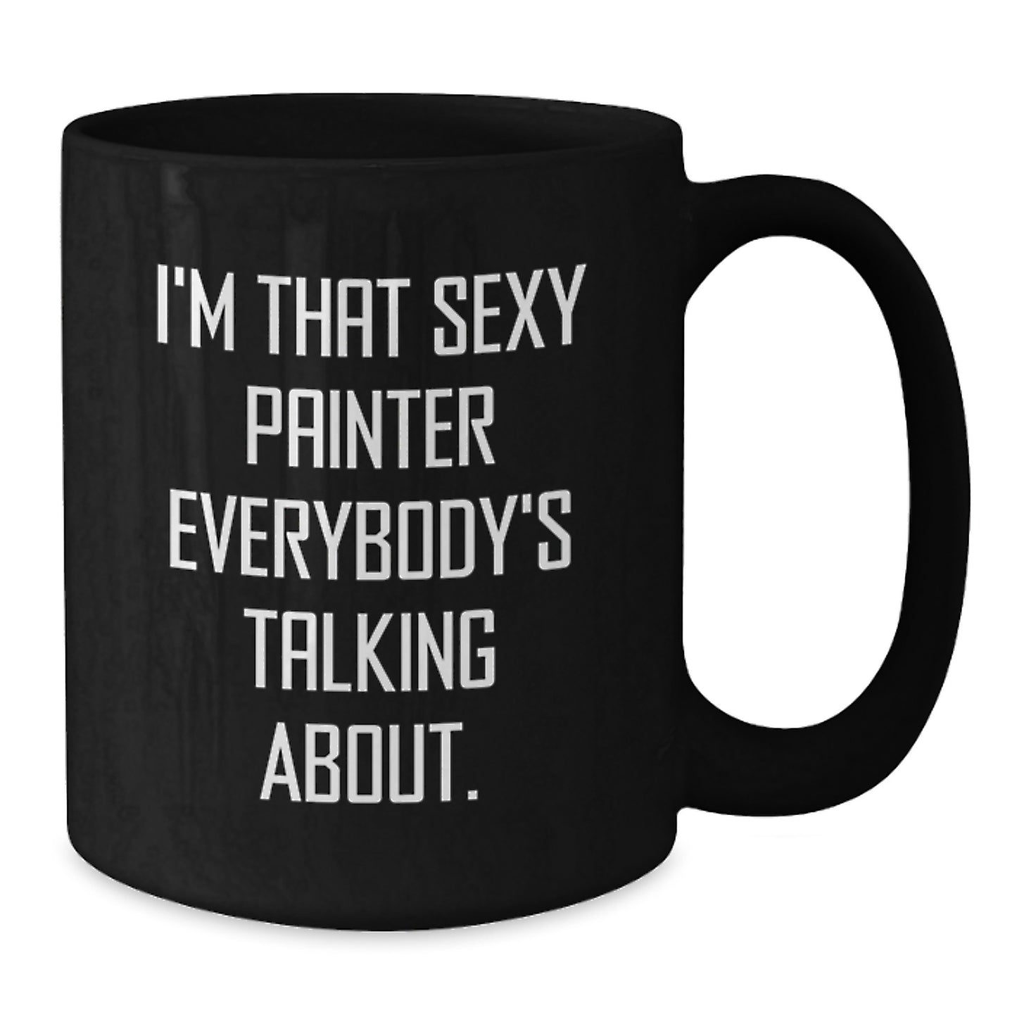 Funny Painter Gifts from Friends to Coworkers Black Coffee Mug for Painter Graduation Unique Gifts - Additional