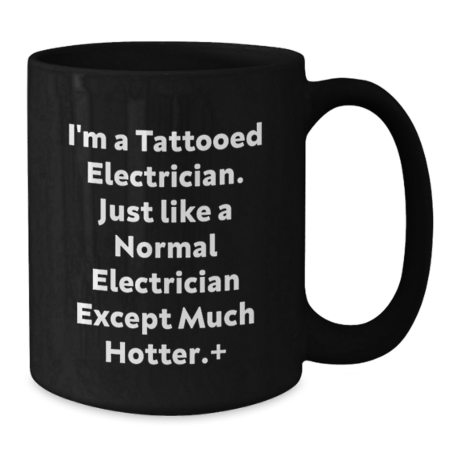 Funny Electrician Gifts for Men, Unique Christmas Unique Gifts from Family to Electrician Friends, Electrician Black Coffee Mug - Additional
