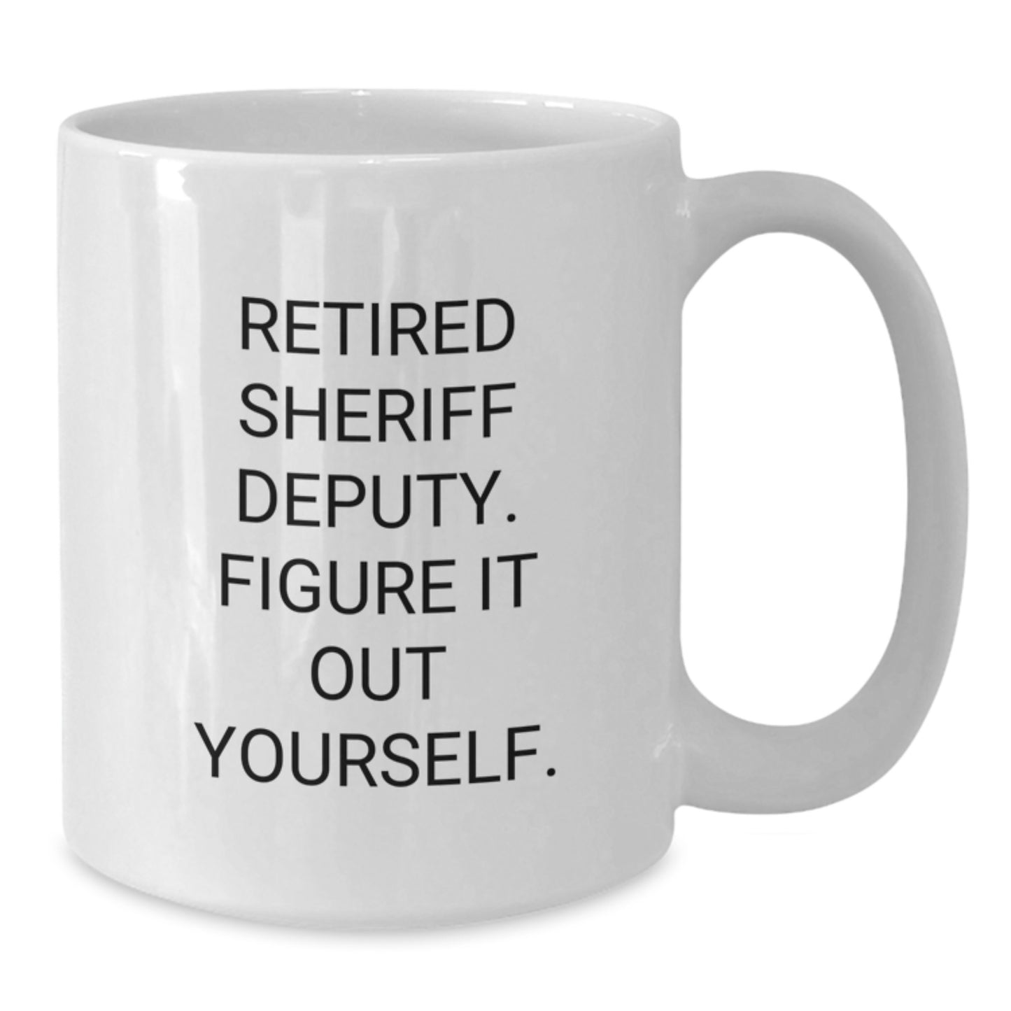 Sheriff Deputy White Coffee Mugs Funny Gifts from Family to Sheriff Deputy Men Christmas Unique Gifts - Additional