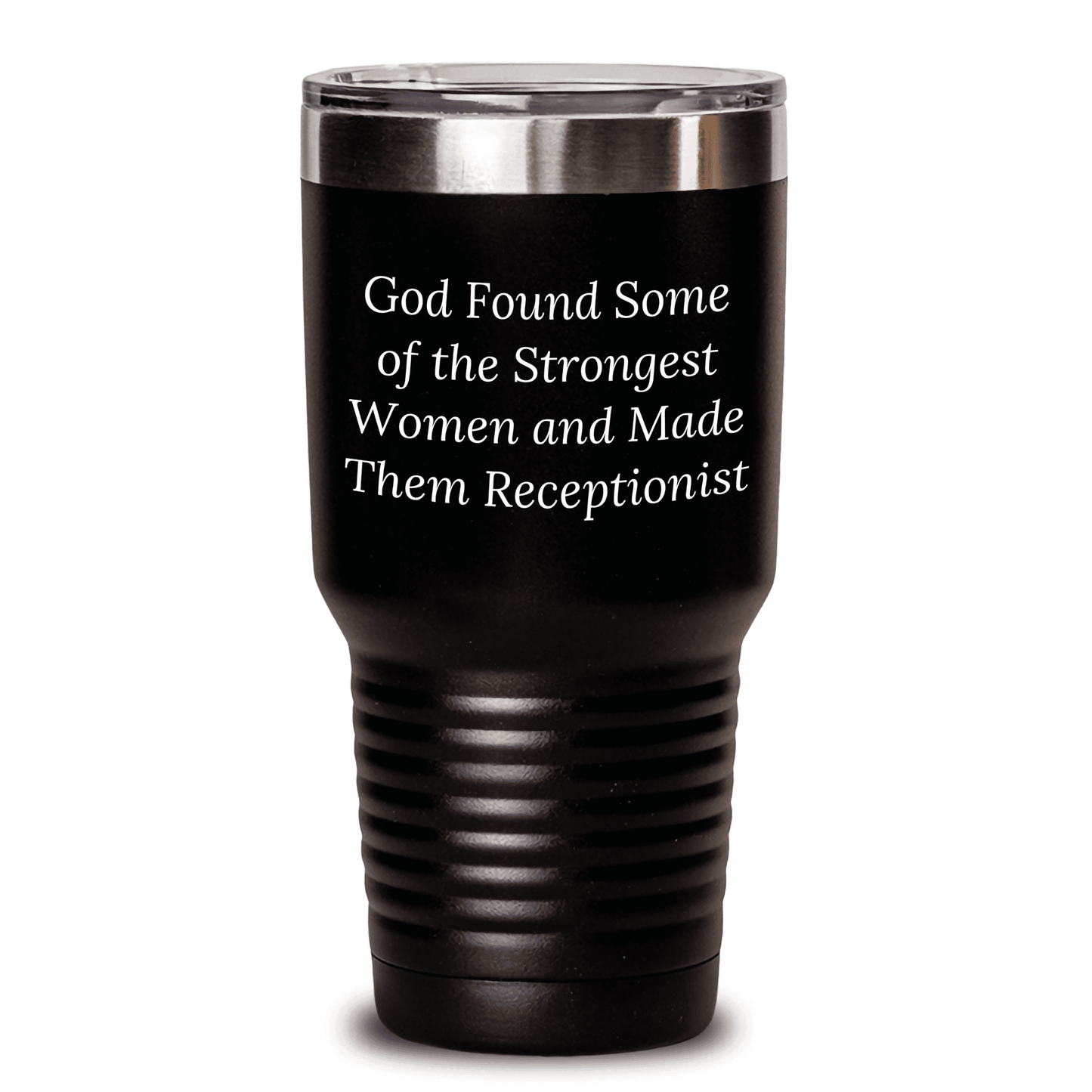 Funny Inspirational Gifts from Women to Receptionist Strong Women Tumbler, 20oz or 30oz Vacuum-Insulated, Mother's Day Unique Gifts - Mallard Moon Gift Shop