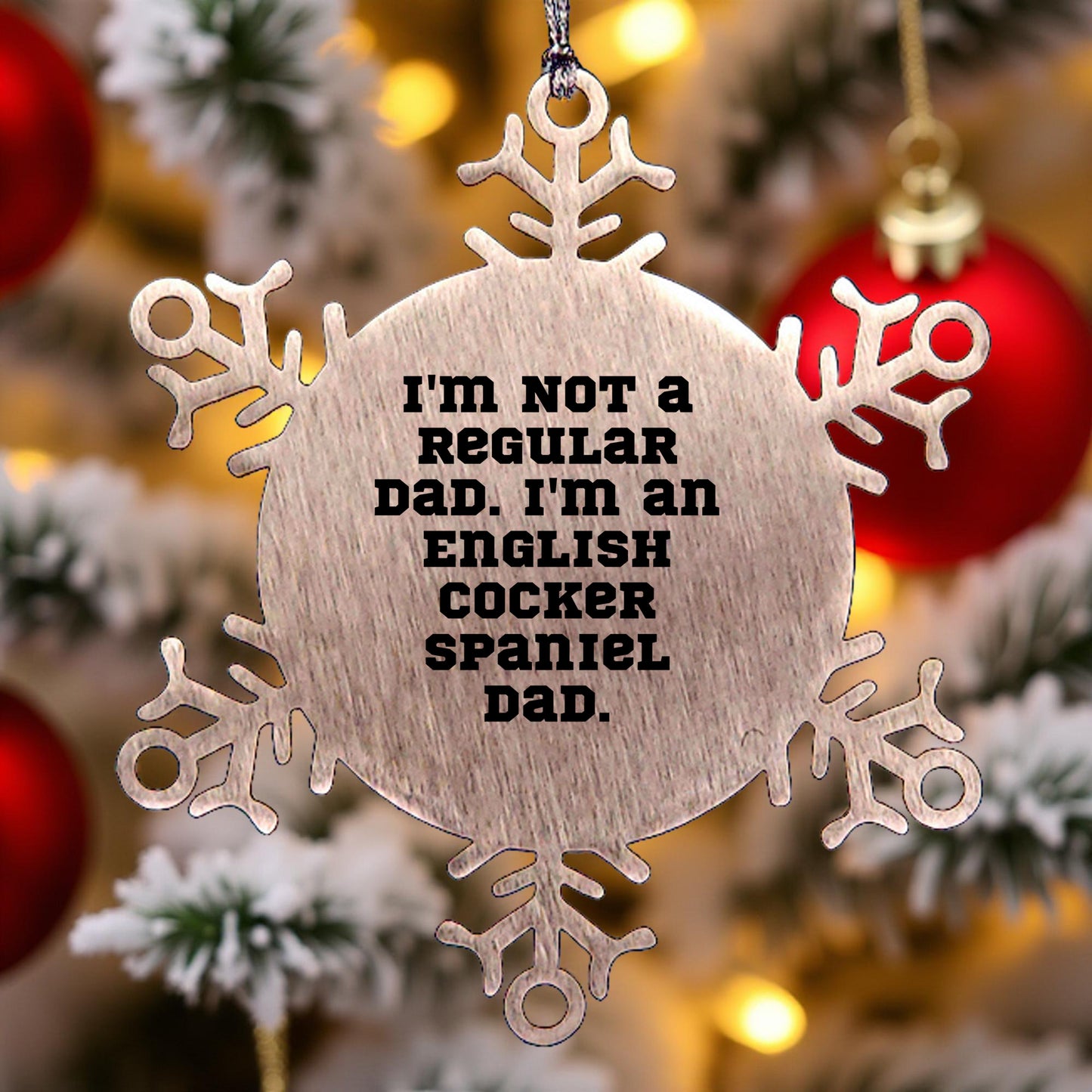 Funny English Cocker Spaniel Dog Gifts, I'm Not A Regular Dad, Christmas Unique Gifts for English Cocker Spaniel Dad from Men, Women, Friends, Family