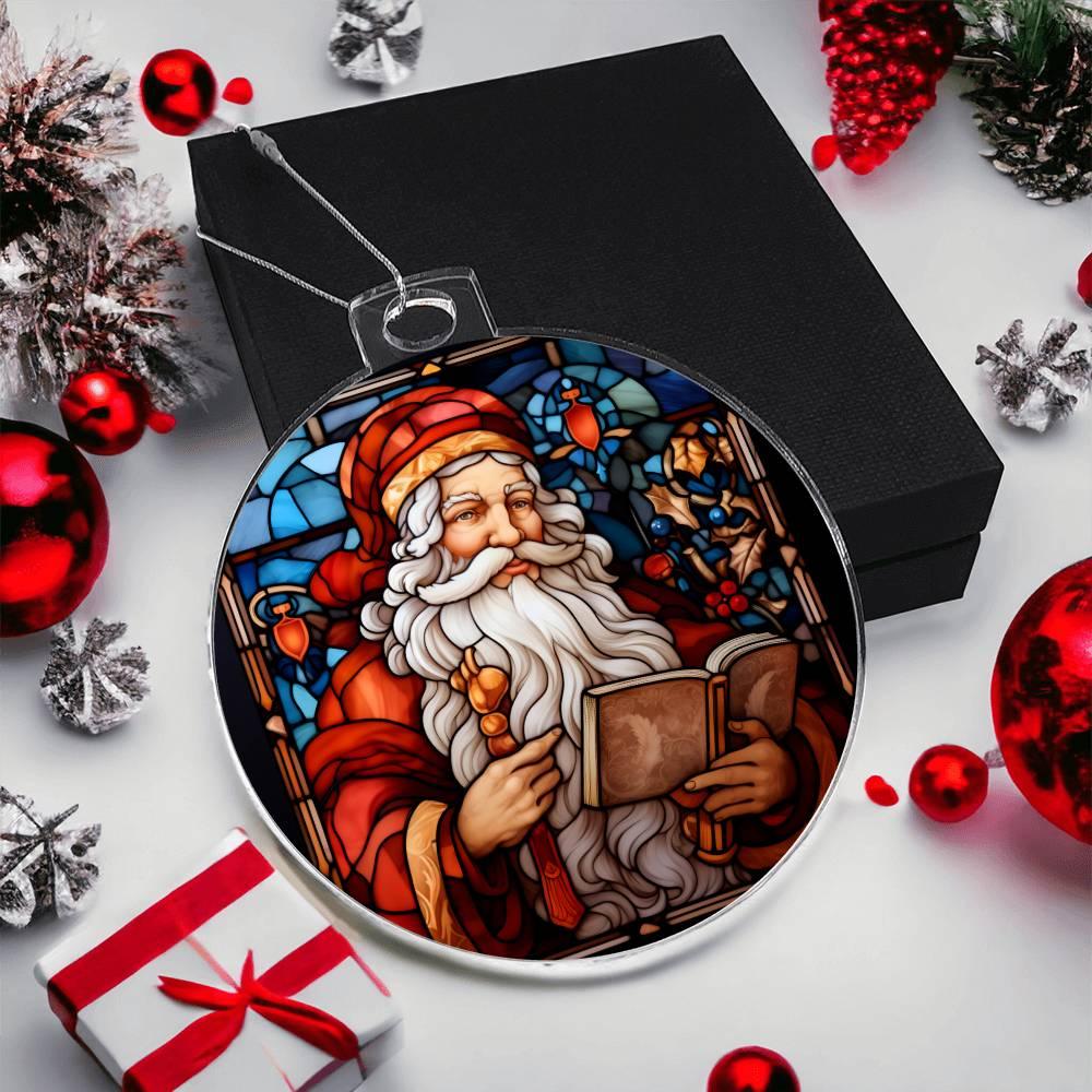 Santa Claus Acrylic Keepsake Ornament