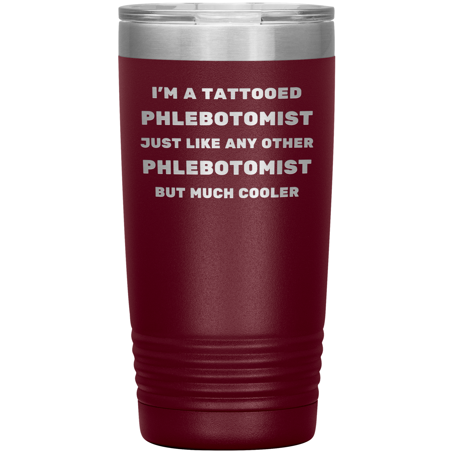 Tattooed_Phlebotomist__Stainless_Stee_20oz_Tumbler_Maroon_Mockup.png