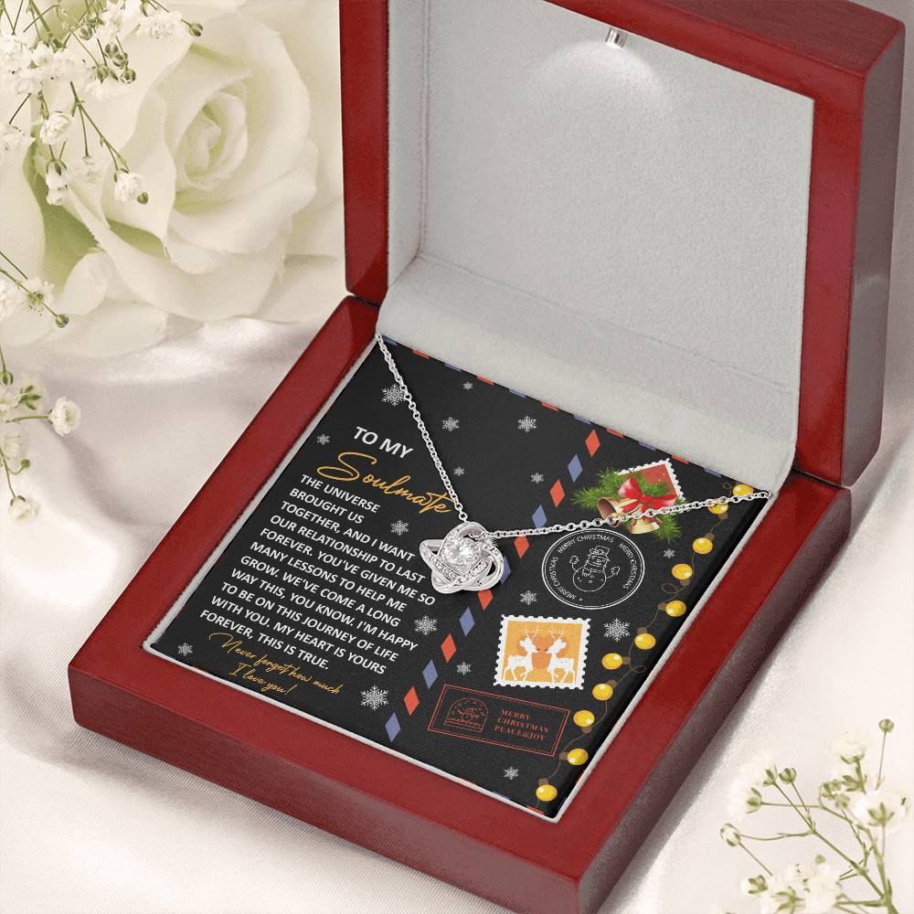 Gift for Soulmate - This Is True - Love Knot Pendant Necklace - Mallard Moon Gift Shop