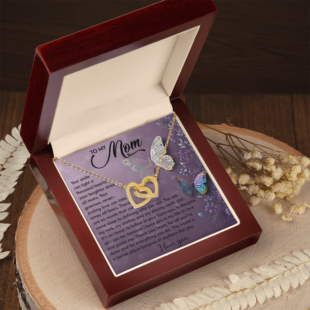 To My Mom – You Are My Rock, My Anchor, and My Shining North Star – Necklace Gift of Love and Gratitude - Mallard Moon Gift Shop