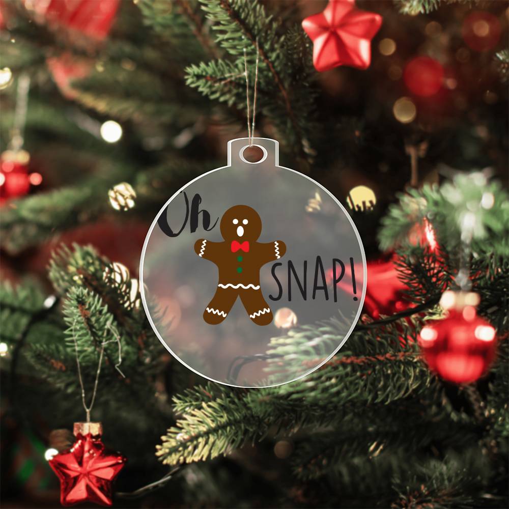 Gingerbread Acrylic Keepsake Ornament