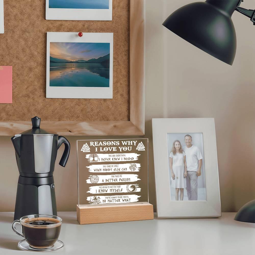 Reasons Why-Everything I Needed-Acryic Acrylic Plaque - Mallard Moon Gift Shop