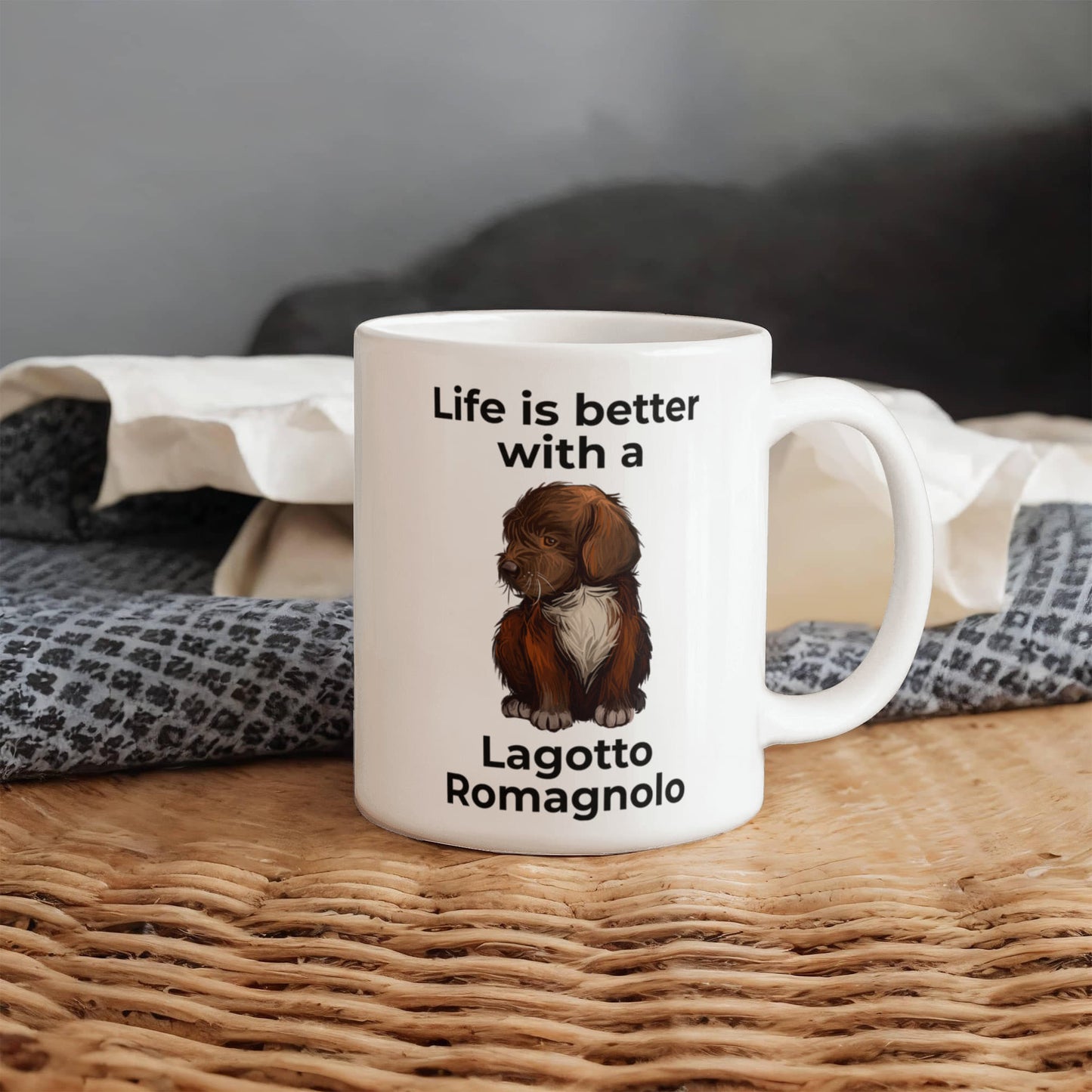 Life Is Better with a Lagotto Romagnolo Coffee Mug – Cute Dog Lover Gift for Lagotto Romagnolo Owners, Breeders & Pet Parents - Mallard Moon