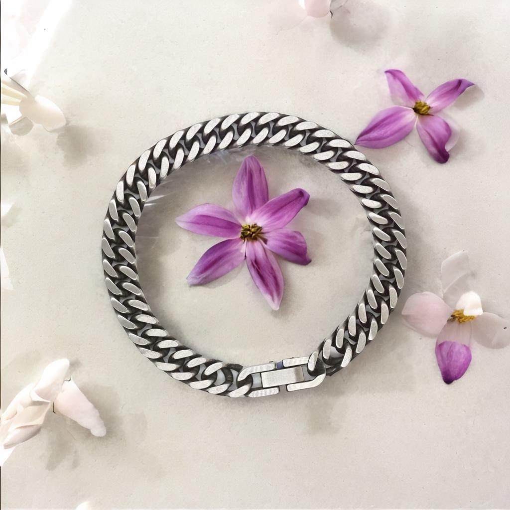 Bailiff Cuban Link Chain Bracelet - Thanks for being who you are - Birthday Christmas Jewelry Gifts Coworkers Colleague Boss - Mallard Moon Gift Shop