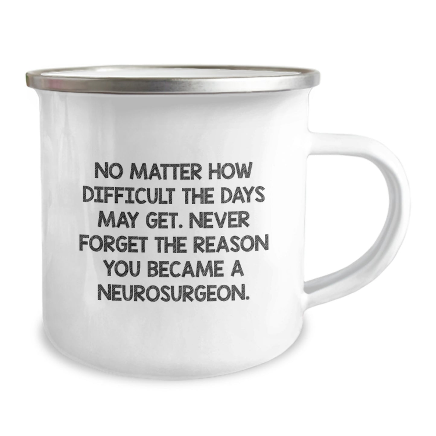 Gifts from Friends for the Dedicated Neurosurgeon - Inspirational Camping Mug - Image 2