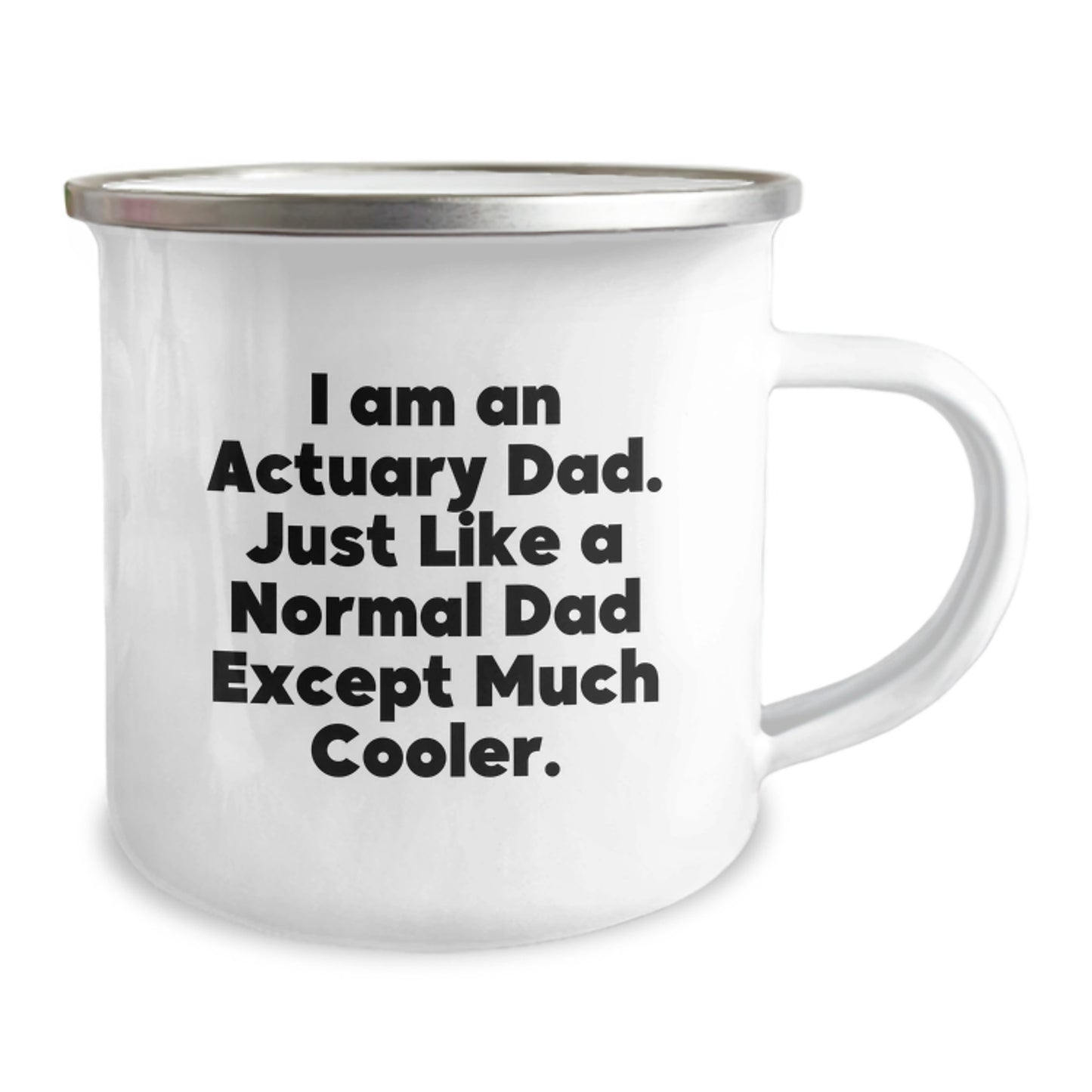 Funny Actuary Gifts for Actuary Dad - Christmas Unique Gifts from Family - Actuary Camping Mug Men - Image 2