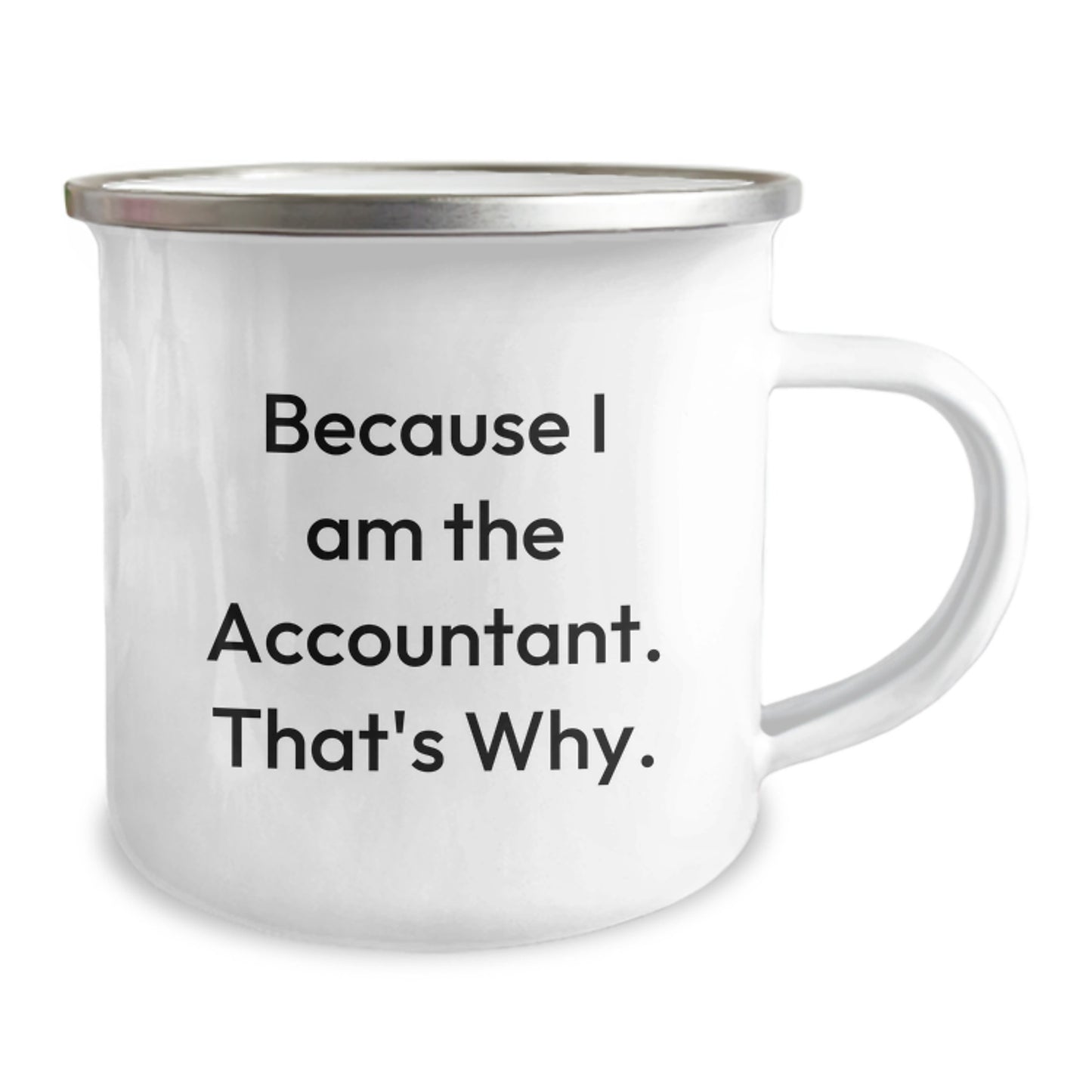 Accountant Christmas Camping Mug Funny Quote Gifts from Friends for Accountants - Image 2