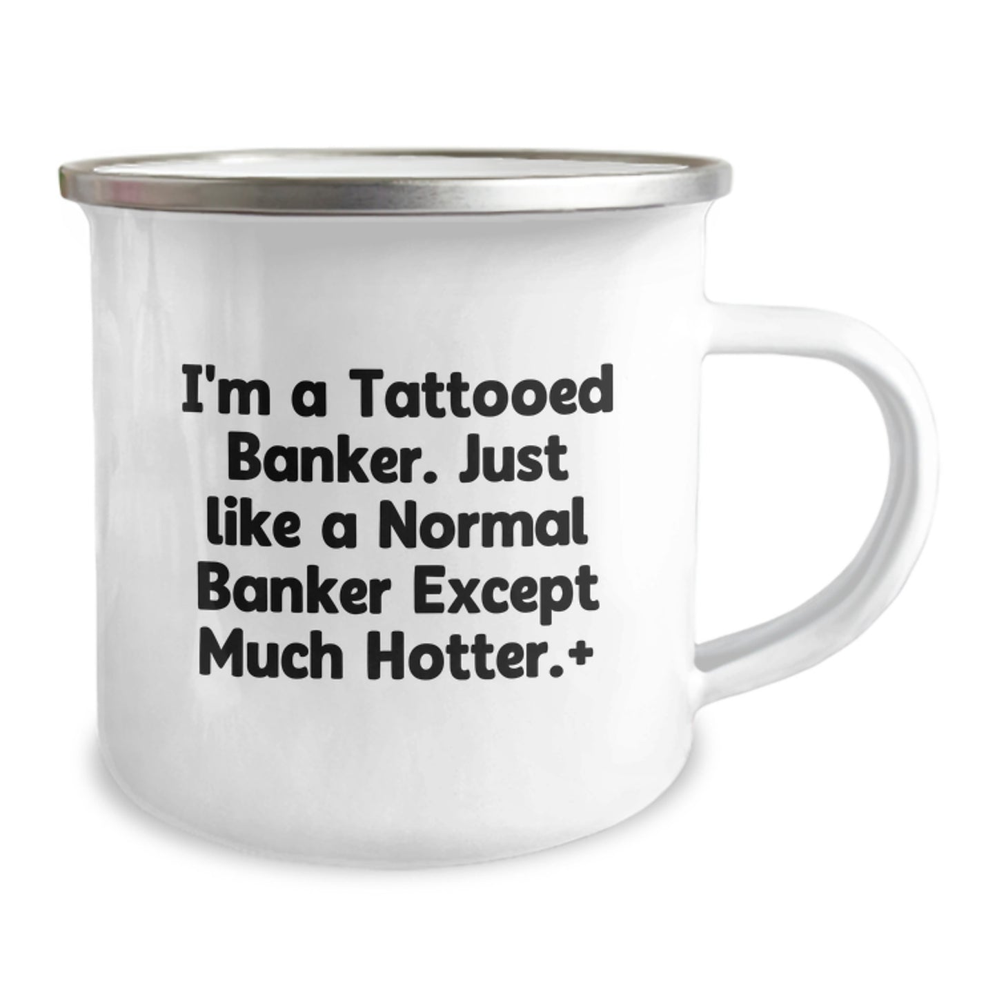 Funny Banker Gifts from Friends, Banker Camping Mug for Men, Unique Christmas Unique Gifts for Banker Colleagues - Image 2