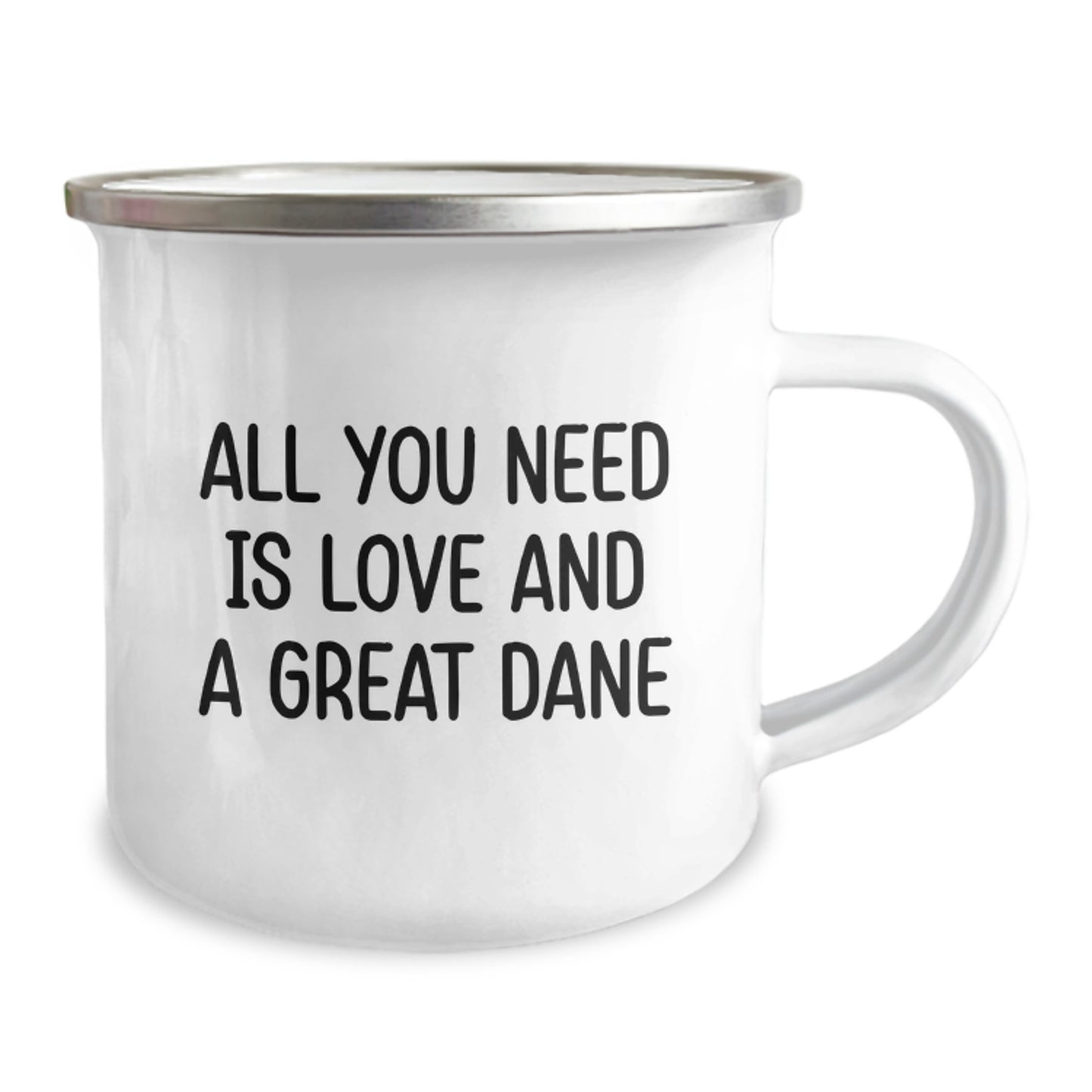 Great Dane Dog Lovers Camping Mug, Funny Quote Gifts for Men and Women, Birthday Unique Gifts from Friends, Family - Image 2