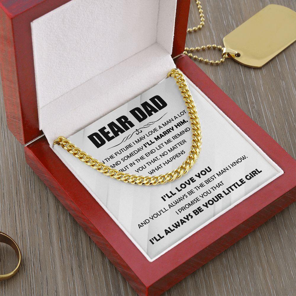Dear Dad I'll Always Be Your Little Girl - Mallard Moon Gift Shop