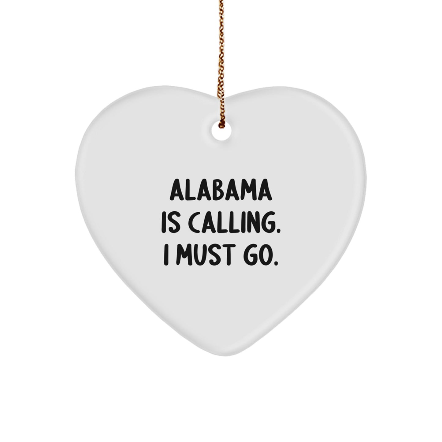 Alabama Calling, Heartfelt Gifts for Friends and Family, Christmas Ornament