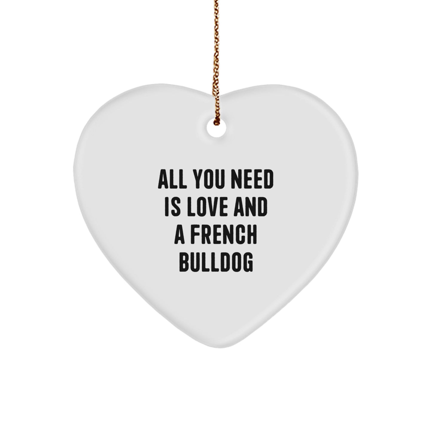 French Bulldog Love Gifts from Friends and Family, Christmas Unique Ornaments for Home Decor - Image 1