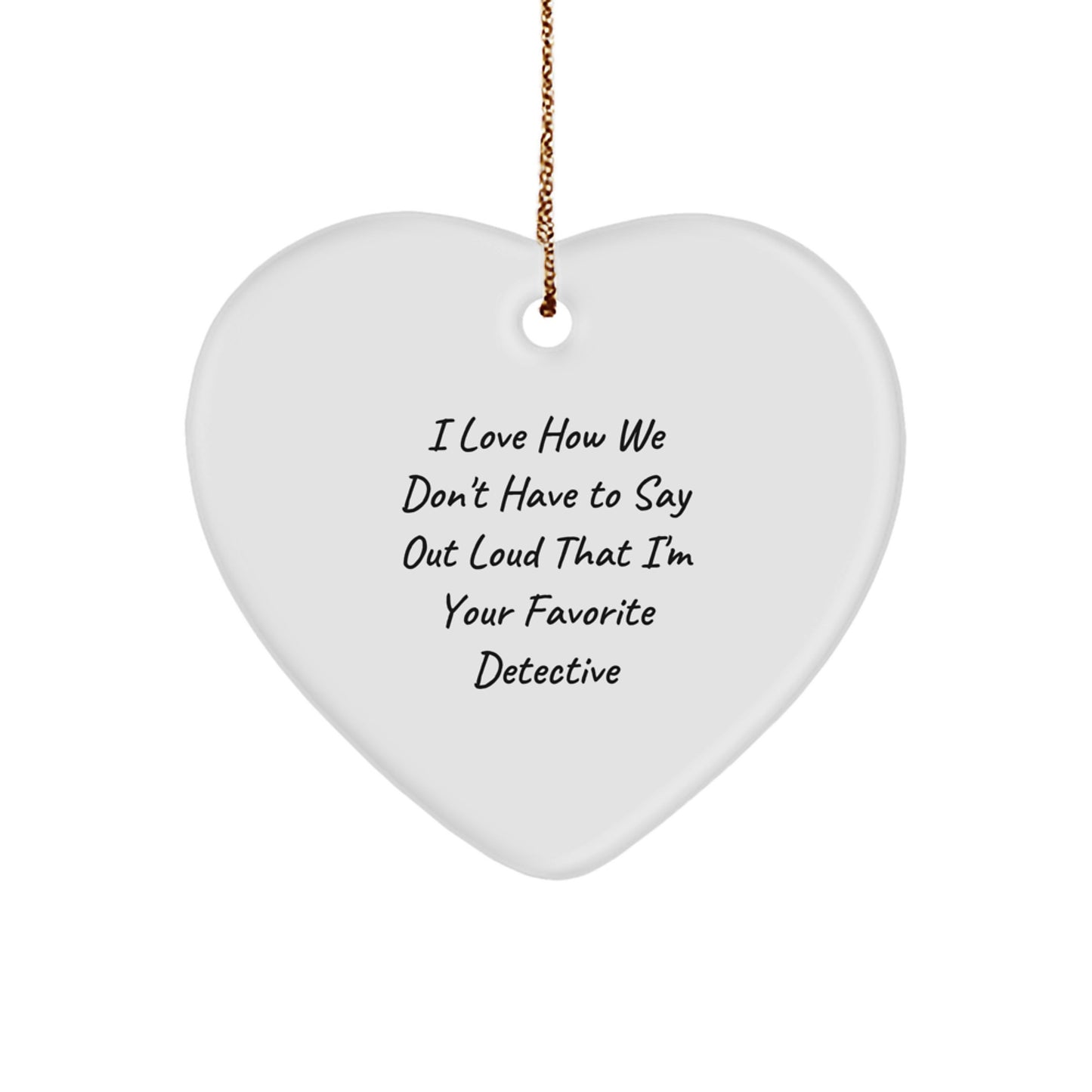 Funny Detective Christmas Unique Gifts from Friends Men Women Family - Image 1