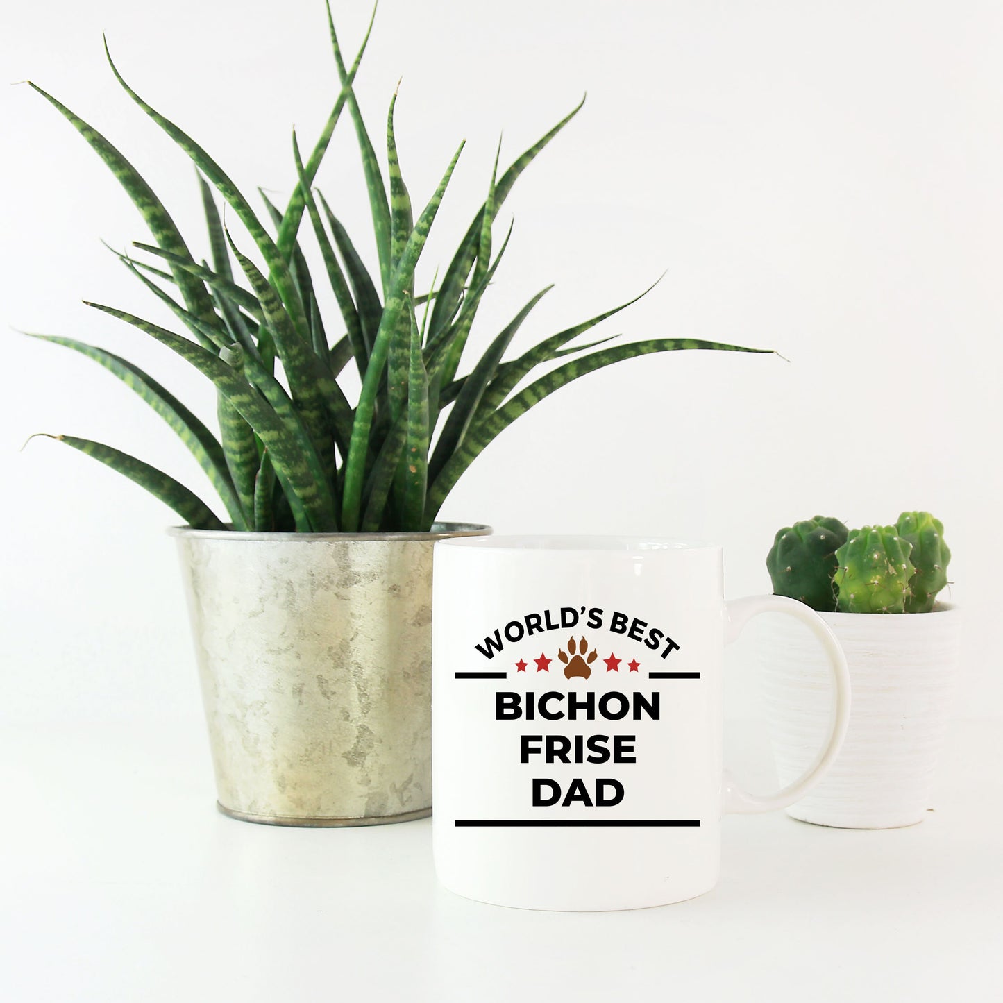 Bichon Frise Dog Dad Mug - Mallard Moon Gift Shop