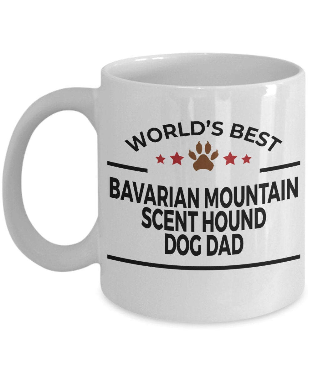 Bavarian Mountain Scent Hound Dog Dad Mug - Mallard Moon Gift Shop