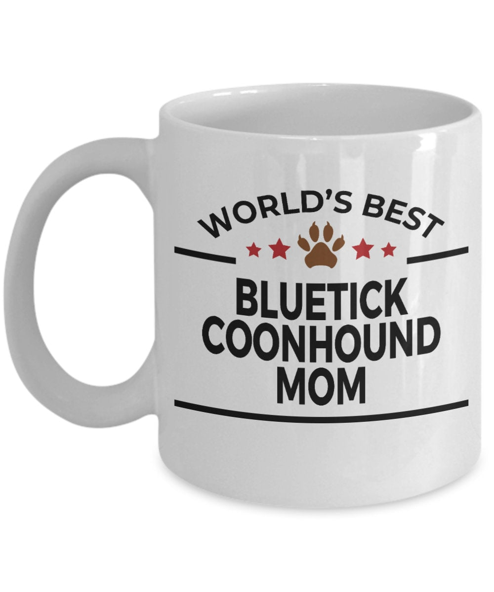 Bluetick Coonhound Dog Mom Mug - Mallard Moon Gift Shop