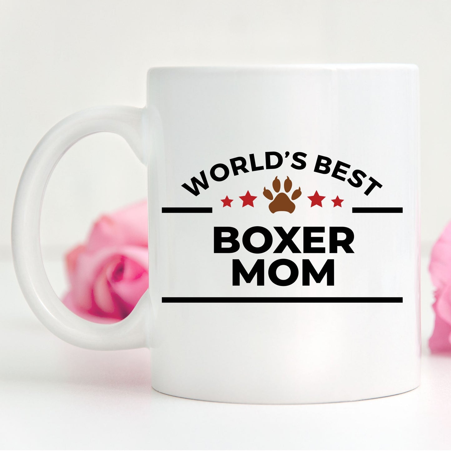 Boxer Dog Mom Mug - Mallard Moon Gift Shop
