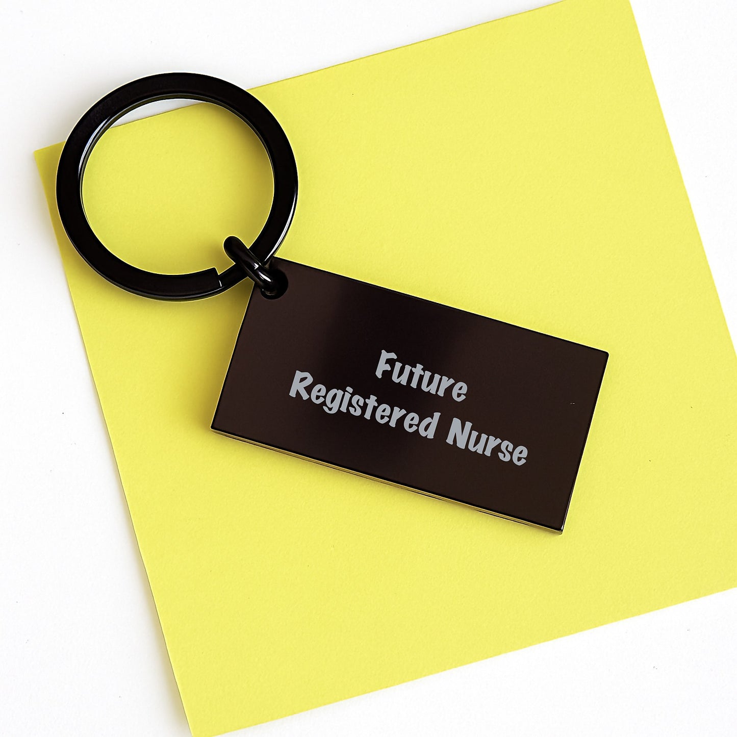 Funny Inspirational Registered Nurse Keychain Gifts from Friends to Future Registered Nurse Christmas Unique Gifts for Men - Image 3