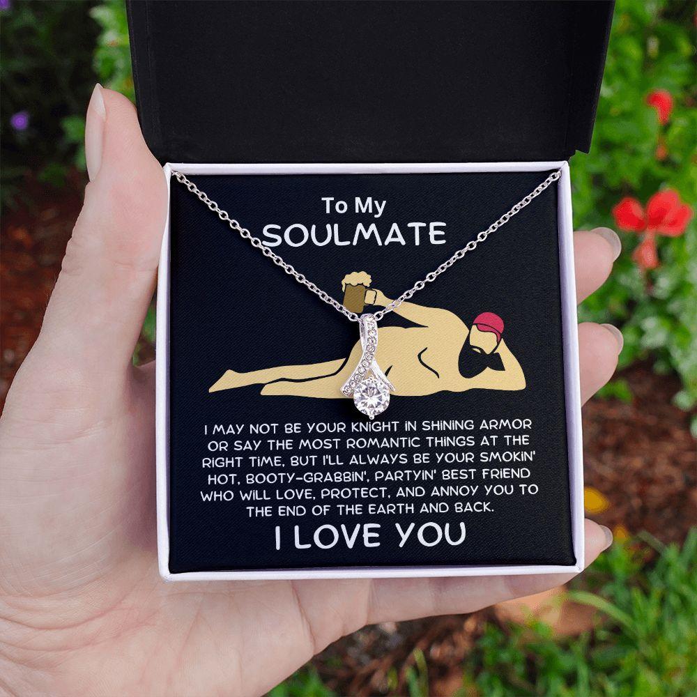 Gift To My Soulmate Smokin' Hot Lover Alluring Beauty Pendant Necklace - Mallard Moon Gift Shop