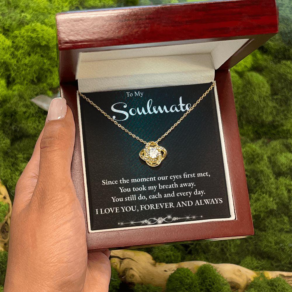 Soulmate Love Forever and Always Pendant Necklace - Mallard Moon Gift Shop