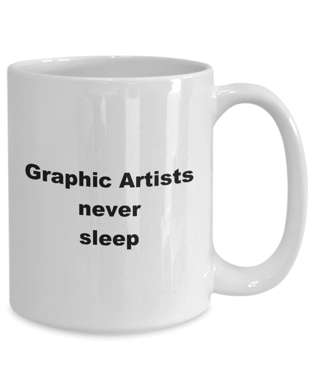 Graphic Artist Funny Coffee Mug - Mallard Moon Gift Shop