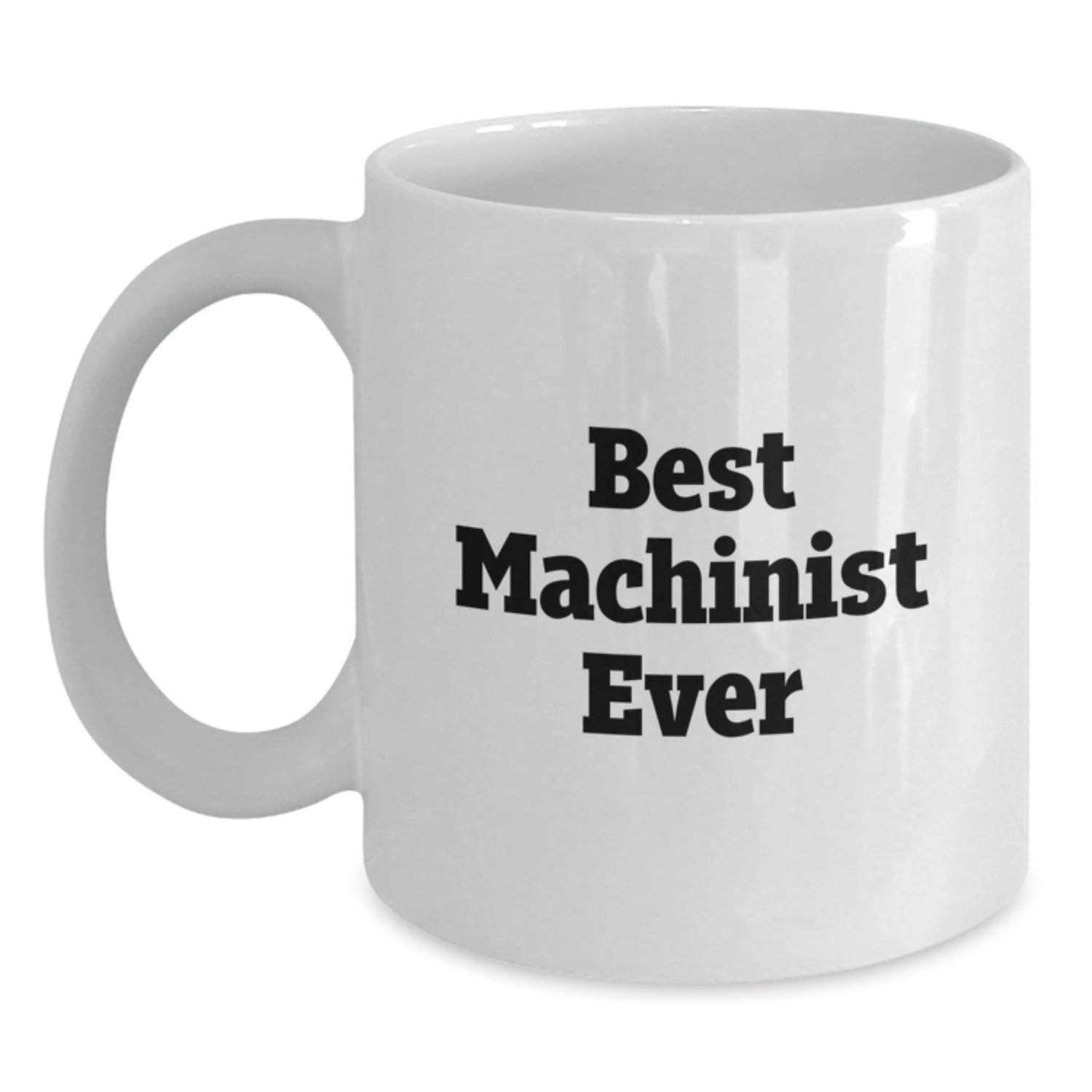 White Coffee Mugs for Machinists