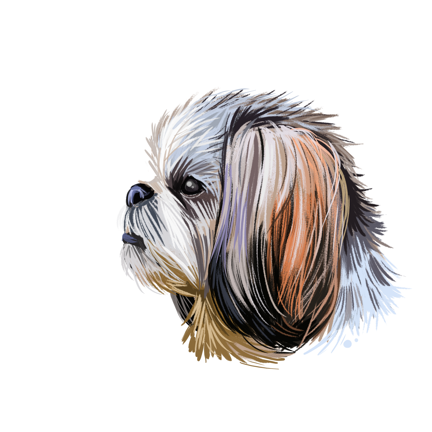 Black Coffee Mugs for Shih Tzu Dog Lovers