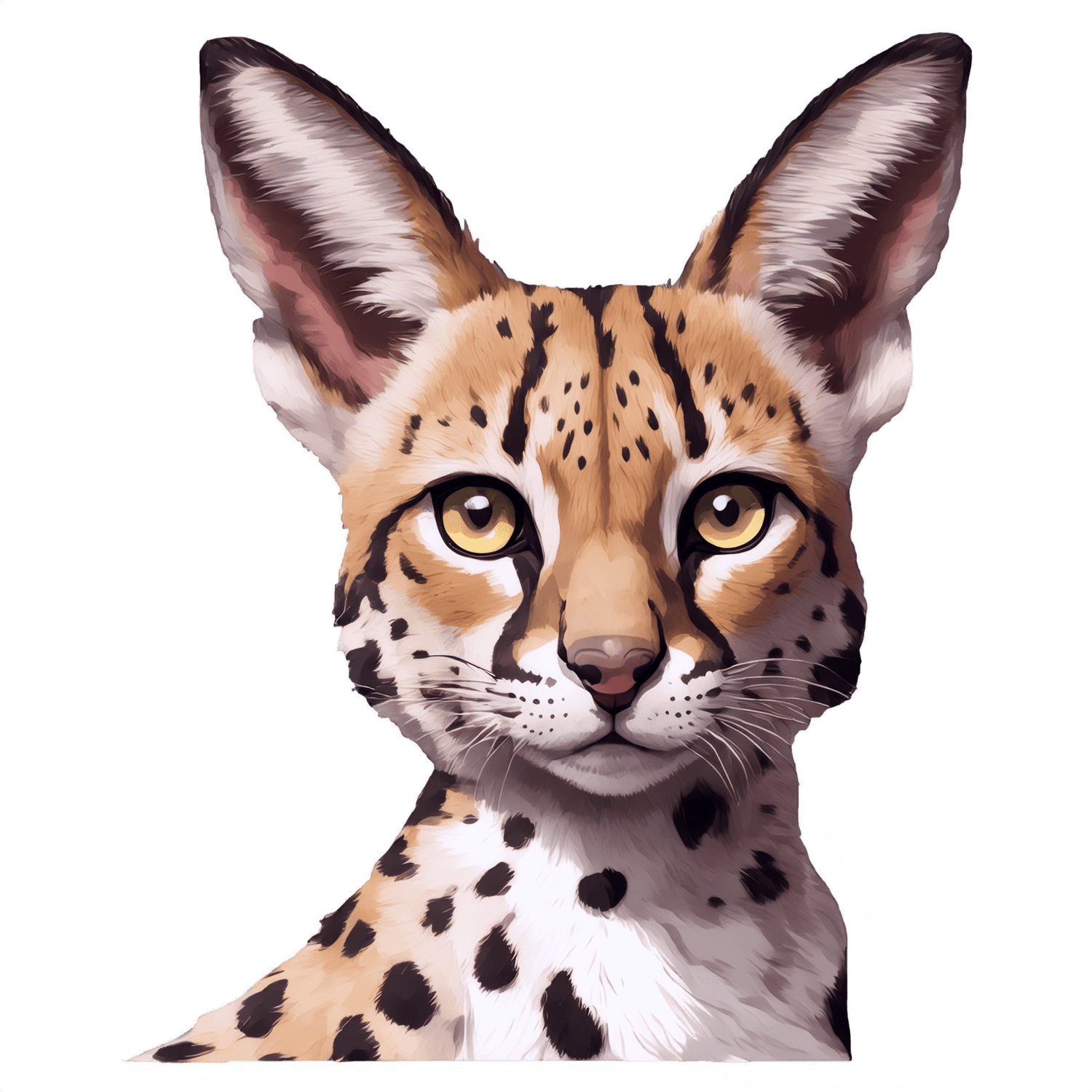 Black Coffee Mugs for African Serval Cat Lovers