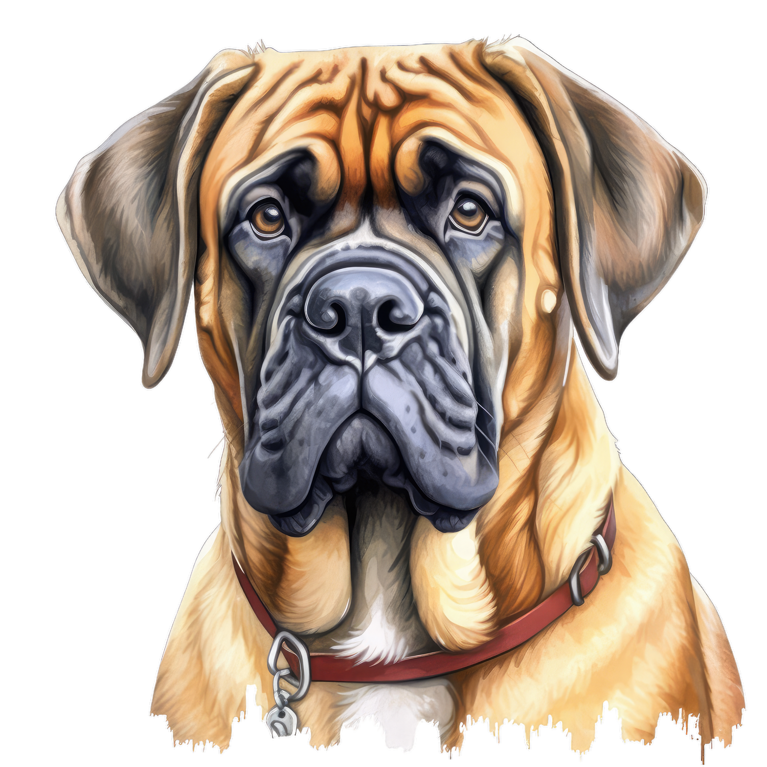 Black Coffee Mugs for Bullmastiff Dog Lovers