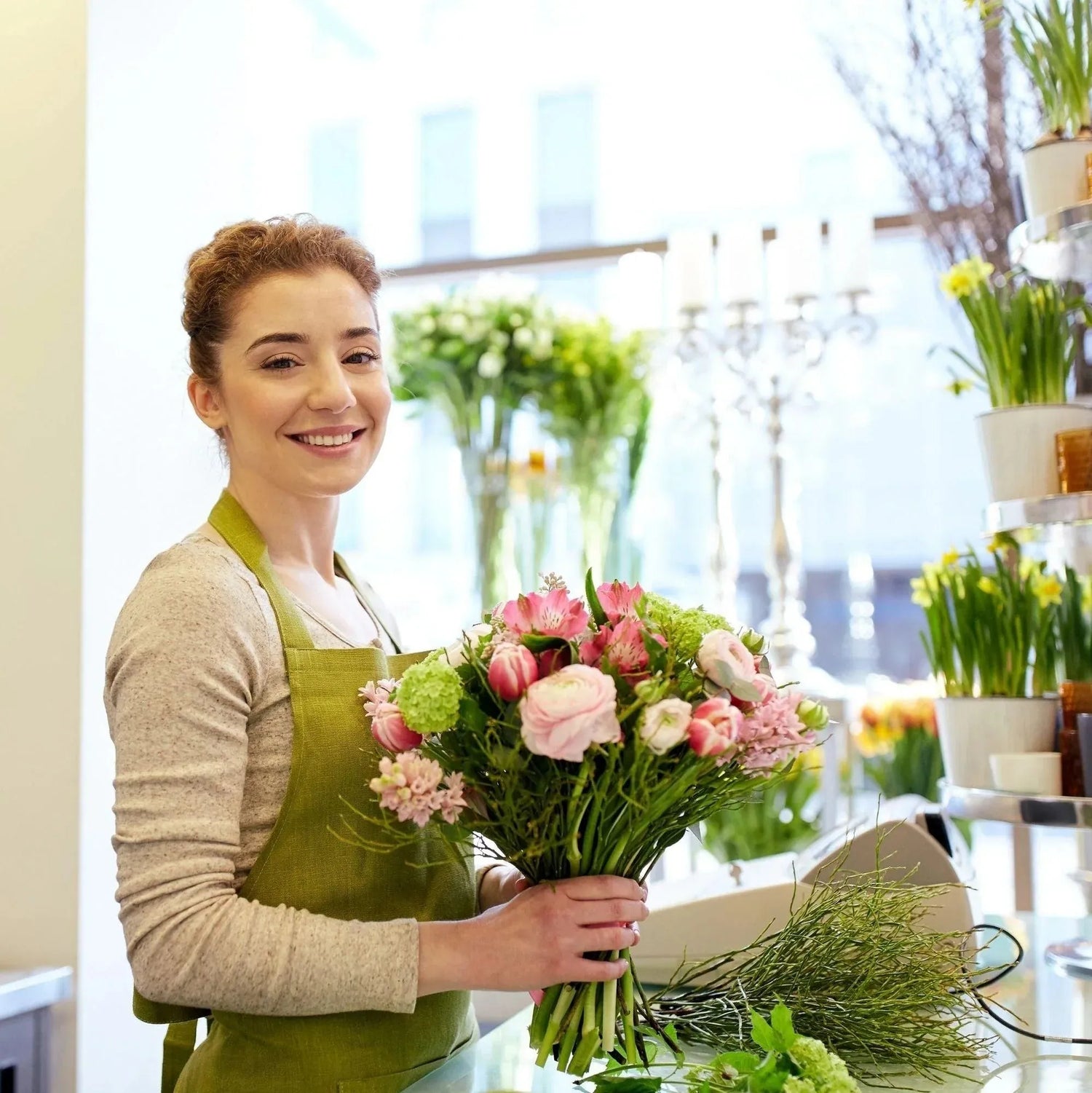 Black Coffee Mugs for Florists
