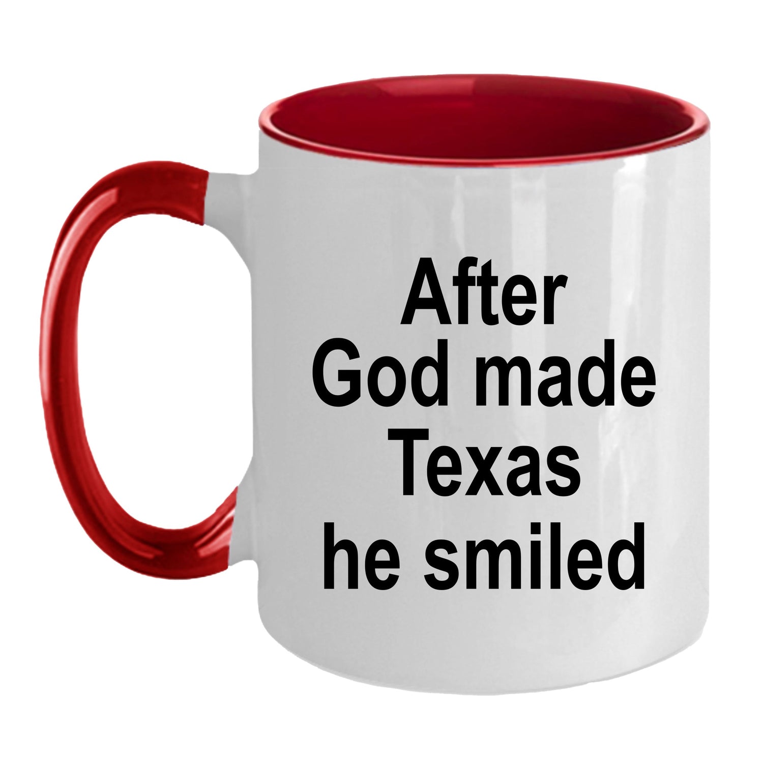 Two-Tone Coffee Mugs for Texans