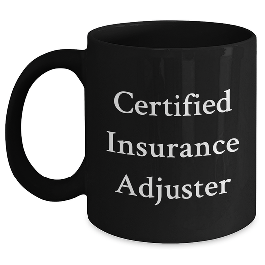 Funny Insurance Adjuster Gifts for Mother's Day - Black Coffee Mug from Family - Main