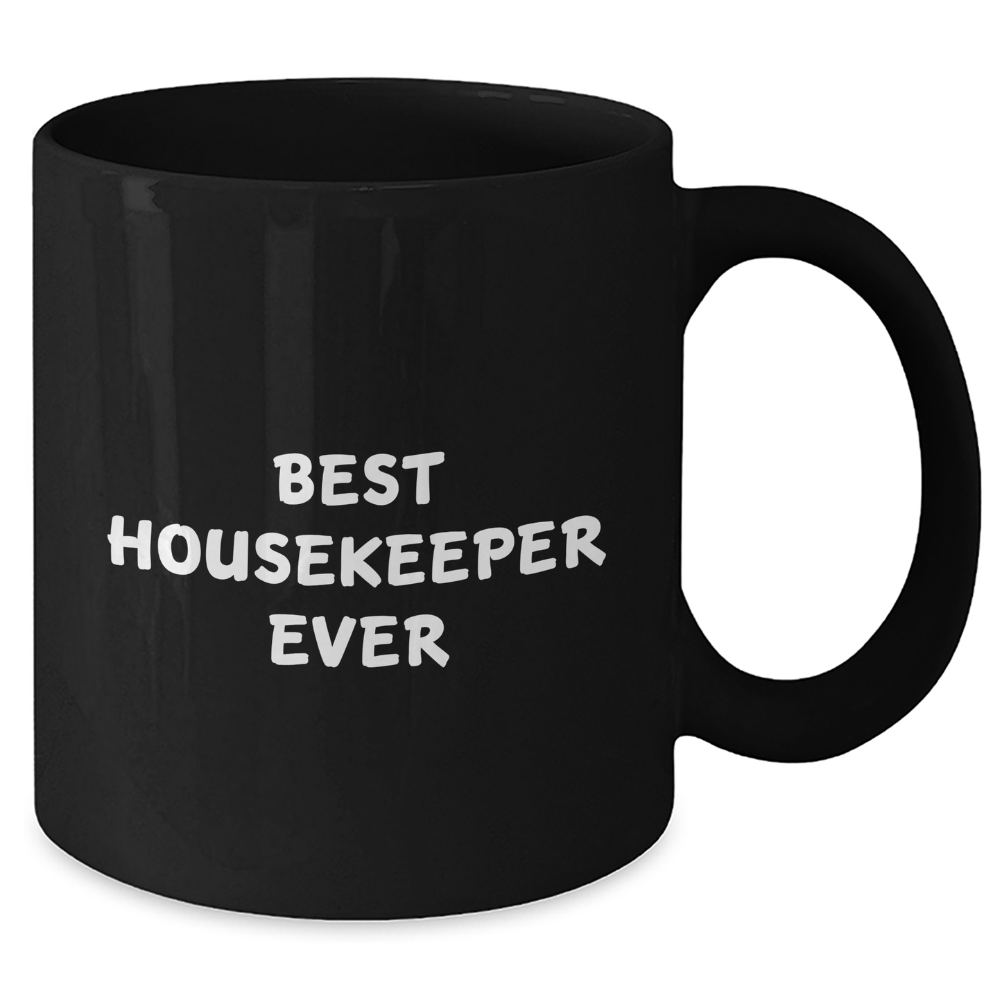 Funny Housekeeper Gifts from Friends - Best Housekeeper Ever Quote on Black Coffee Mug for Mother's Day - Additional