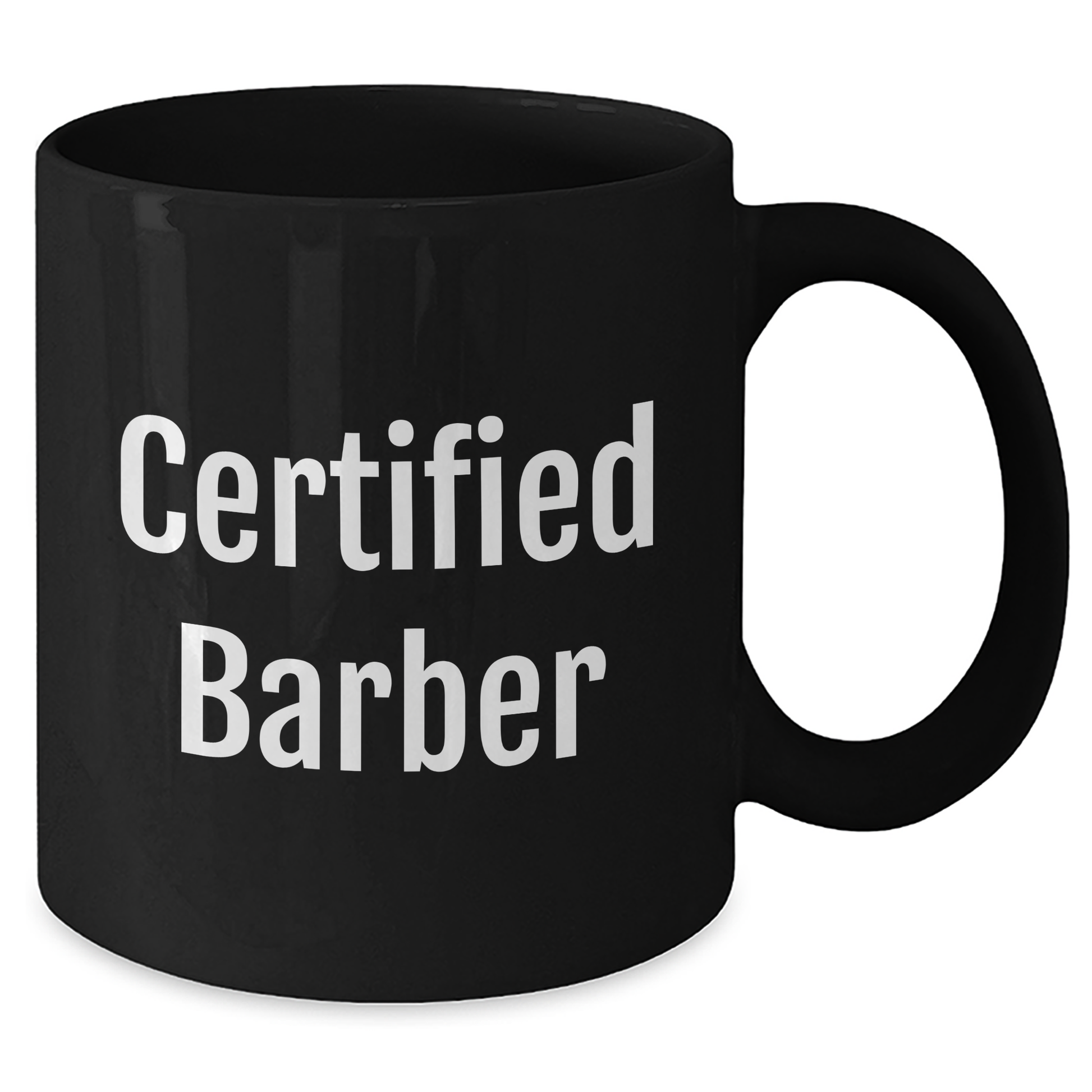 Funny Gifts from Friends for Certified Barbers - 'You're the Cut!' Black Coffee Mug for Father's Day - Additional