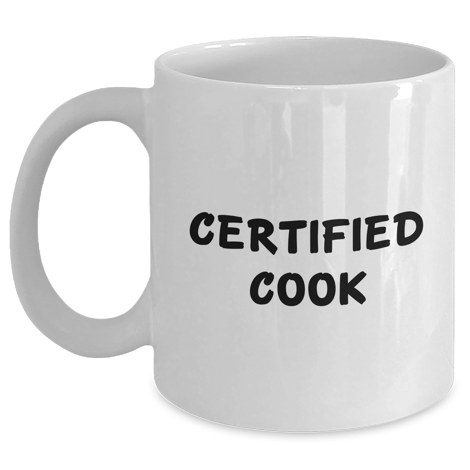 Funny Cook Gifts from Men to Cooks on Father's Day, White Coffee Mug, 11oz or 15oz Capacity, Ceramic, Microwave, and Dishwasher Safe - Main