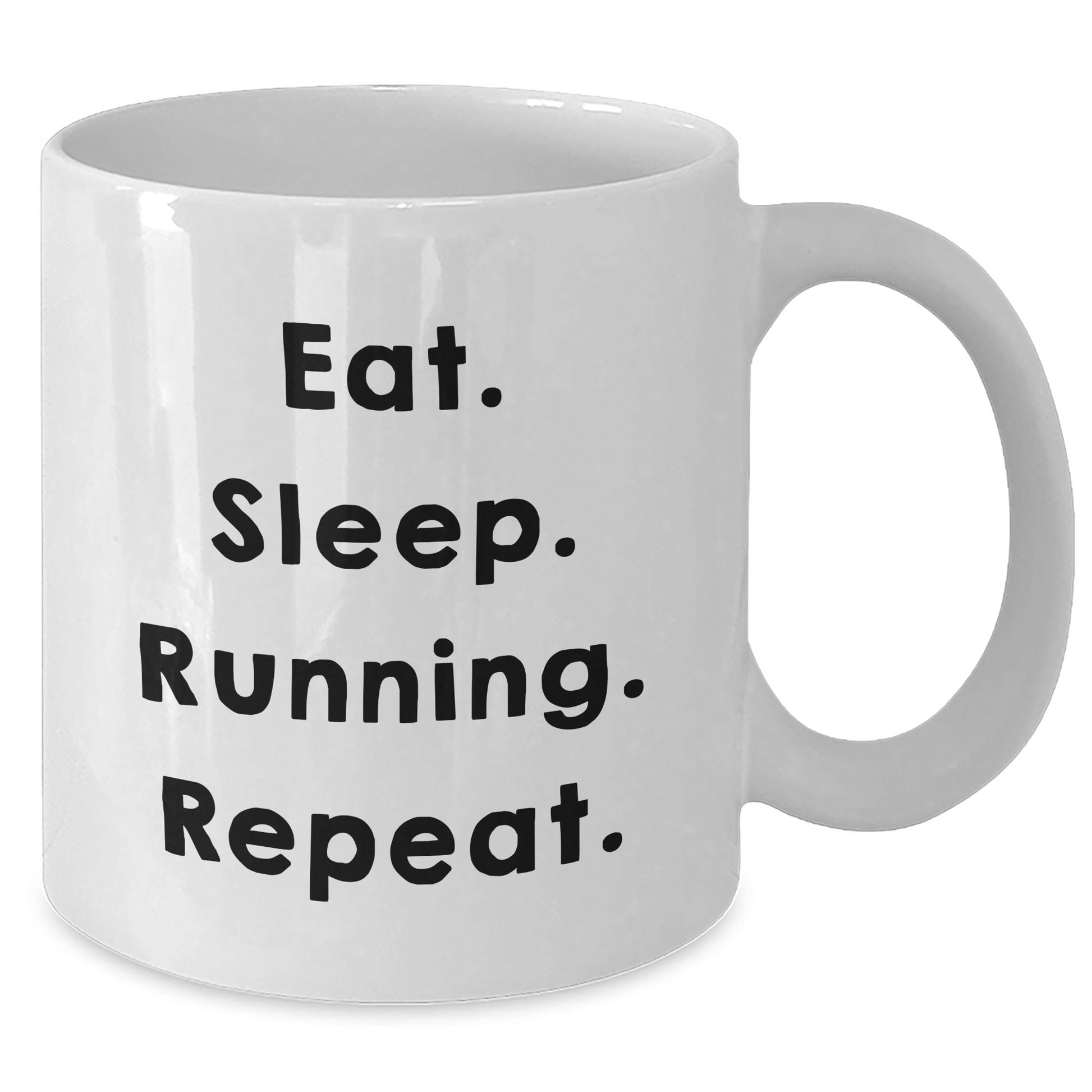 Funny Running Gifts for Dad's Funny Running Quote White Coffee Mug, Gifts from Family to Dad on Father's Day - Additional