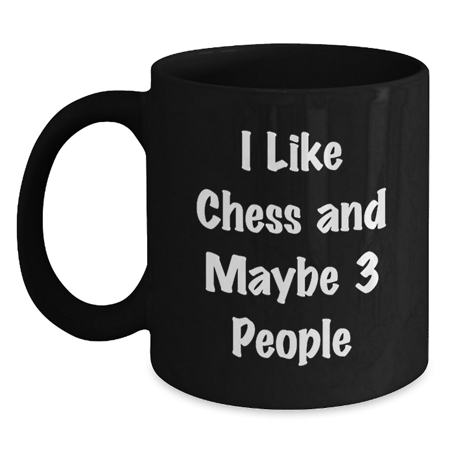 Funny Chess Gifts for Chess Players, Black Coffee Mugs, Christmas Unique Gifts from Friends - Main