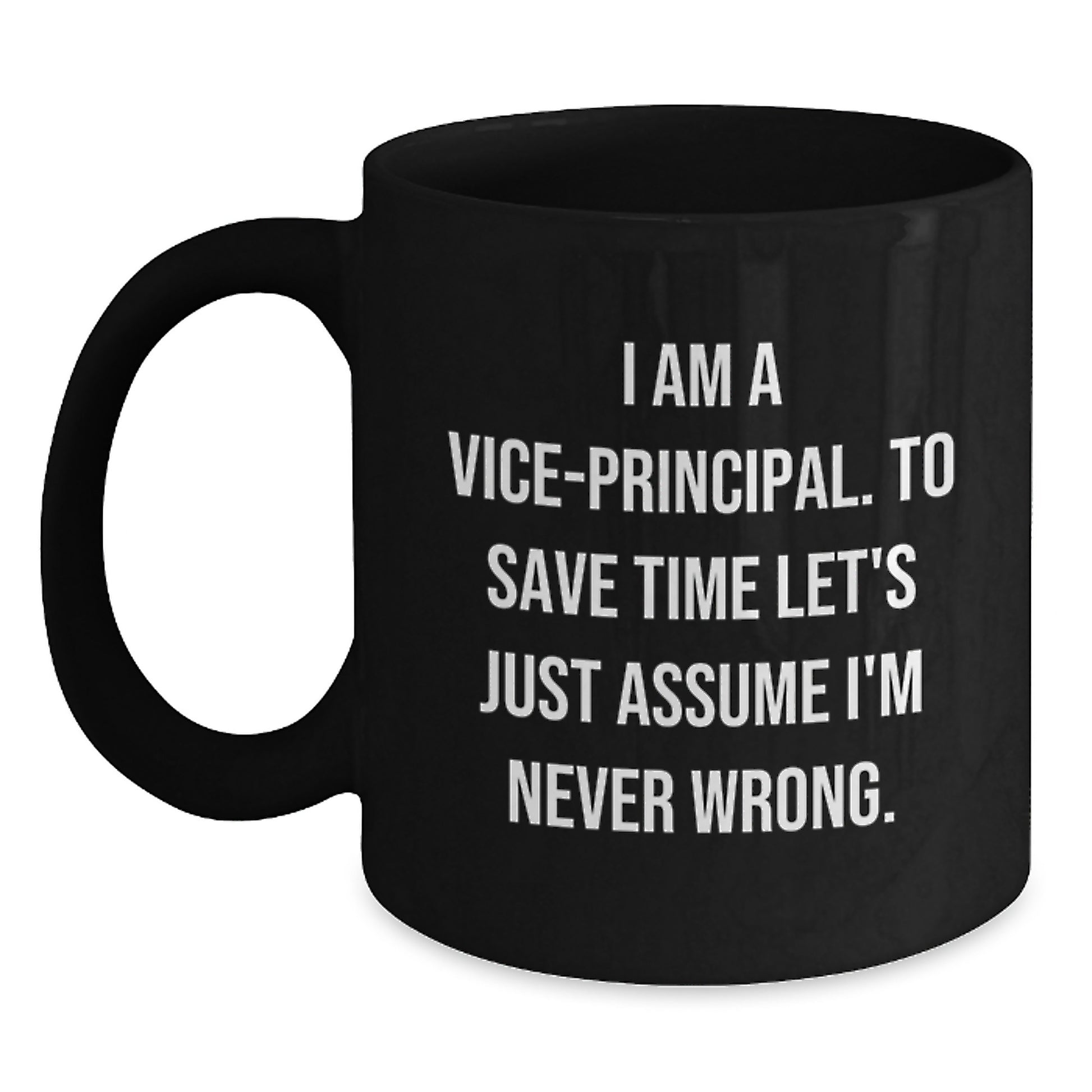 Funny Vice-principal Black Coffee Mugs Gifts from Family for Friends at Christmas Unique - Main