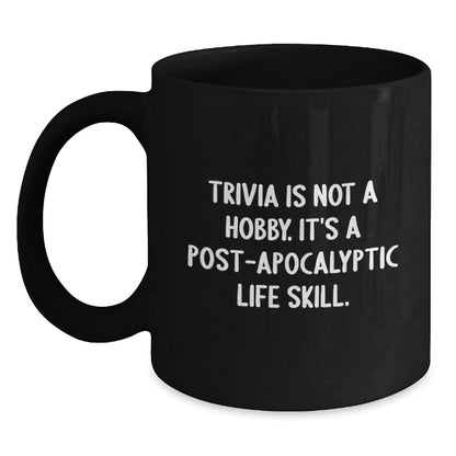 Trivia Enthusiast Gifts from Friends, Christmas Unique Coffee Mugs for Trivia Lovers - Main