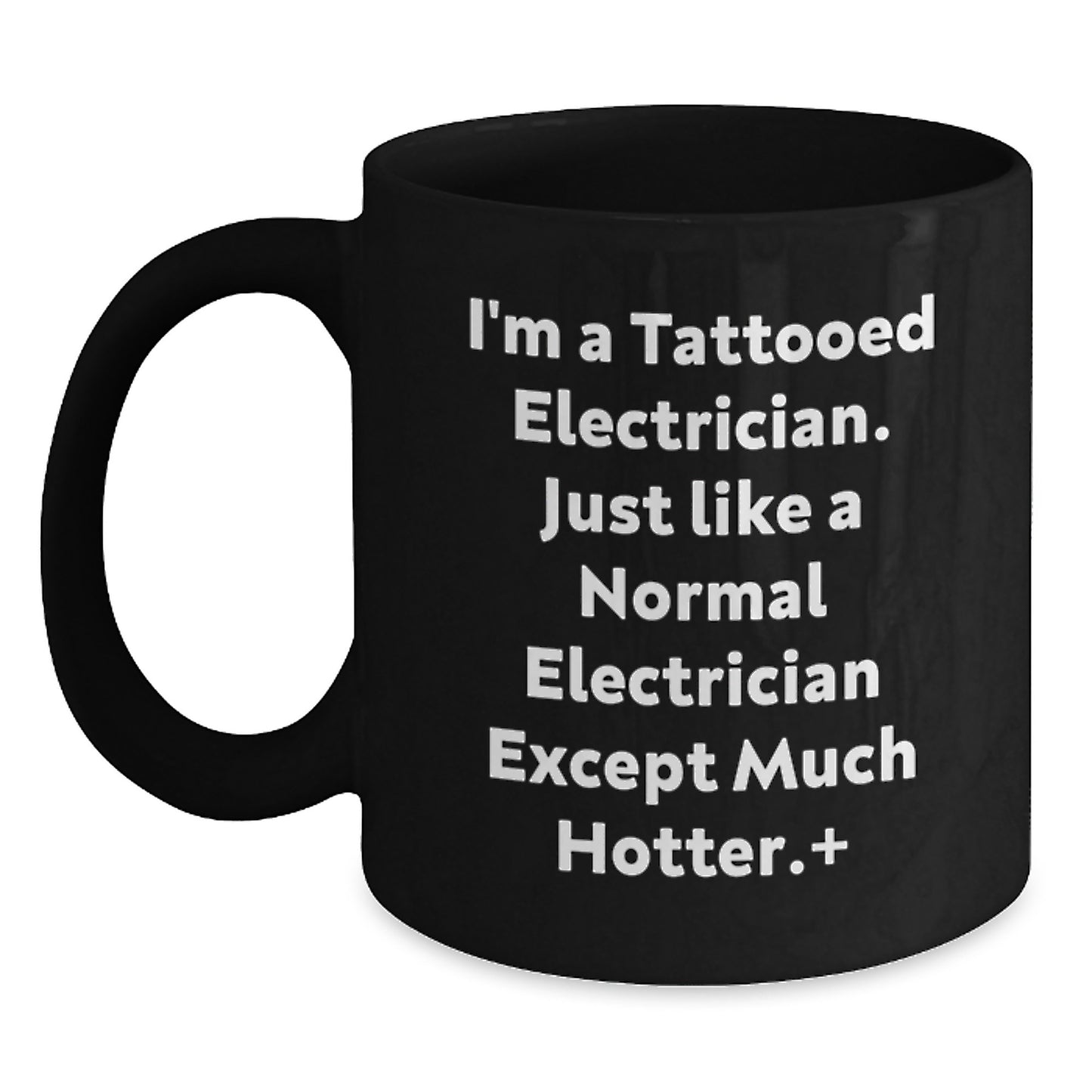Funny Electrician Gifts for Men, Unique Christmas Unique Gifts from Family to Electrician Friends, Electrician Black Coffee Mug - Main