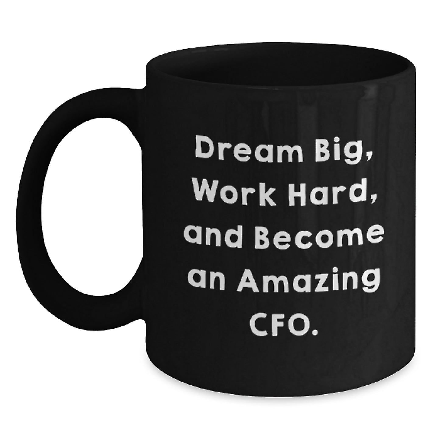 CFO Gifts for Men, Funny Inspirational Christmas Unique Mugs for CFO, Black Coffee Mug Gift from Friends - Main