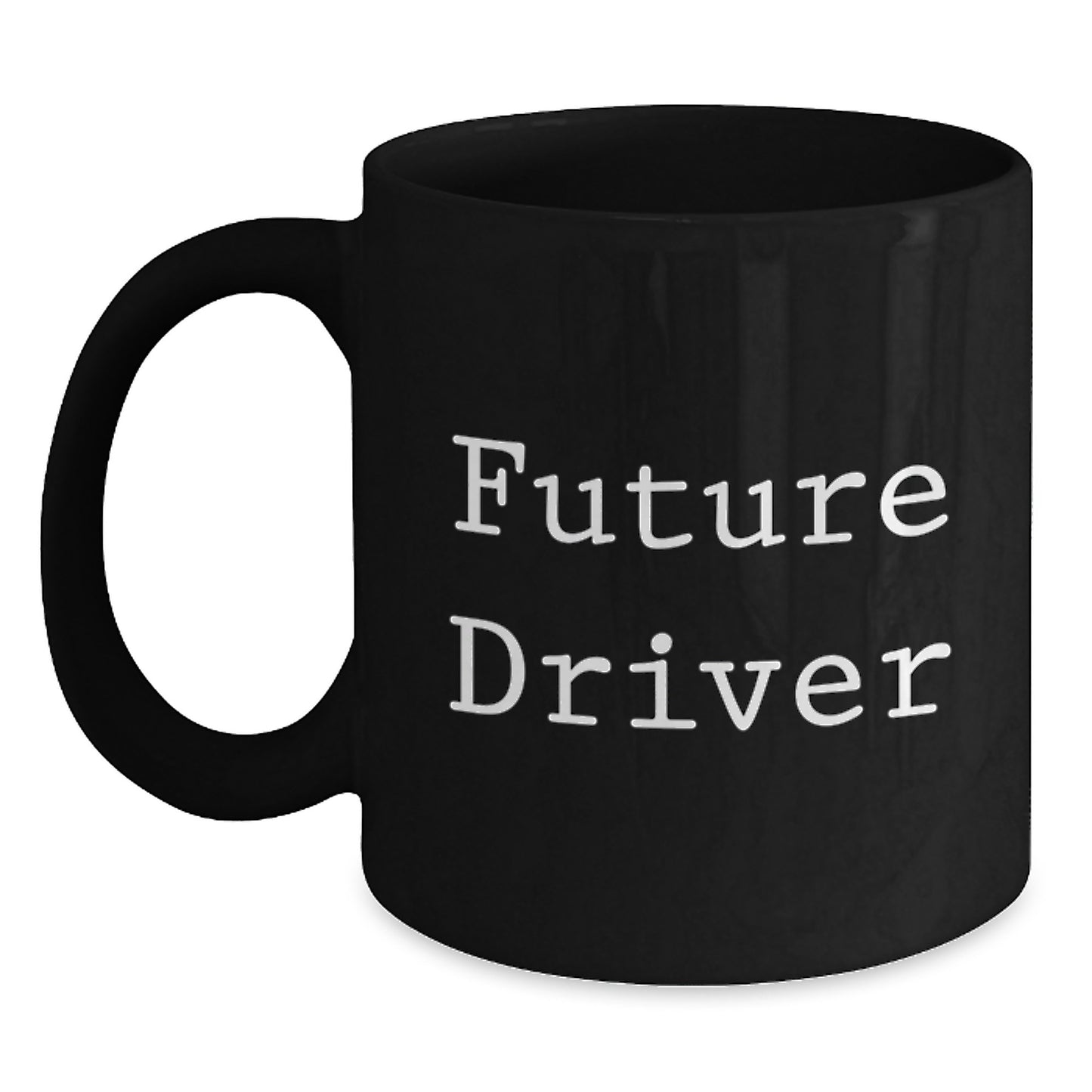 Funny Driver Gifts for Him, Future Driver Coffee Mug Black, Christmas Unique Mugs for Driver Friends Family - Main